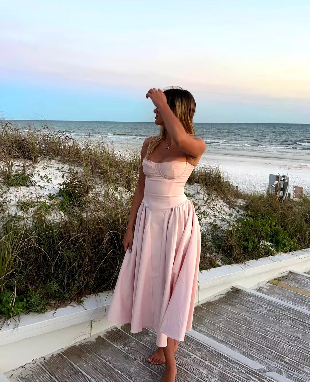 Pleated Dress