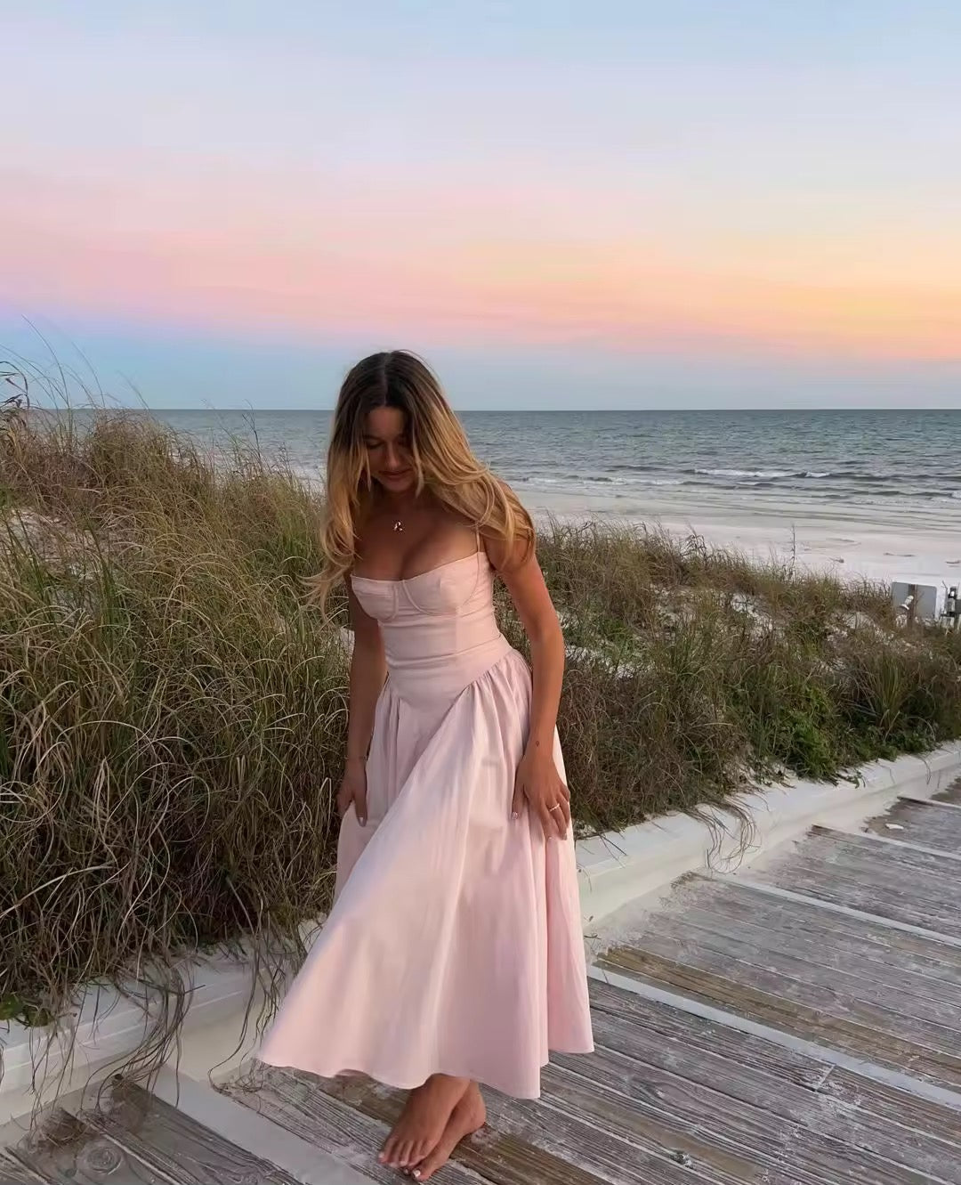 Pleated Dress