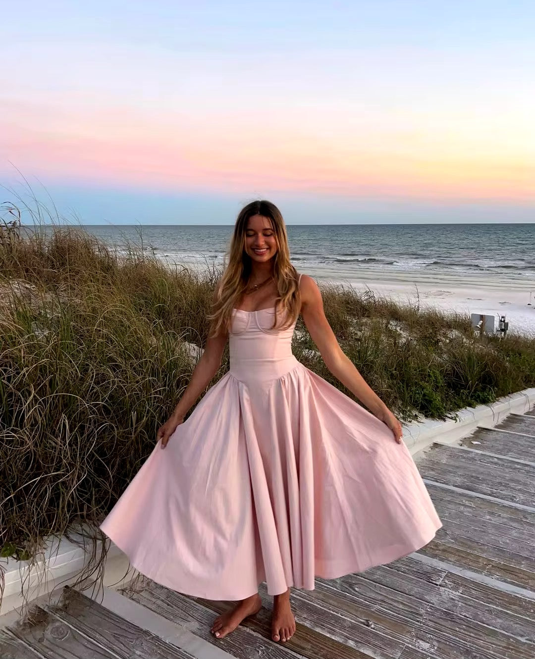Pleated Dress