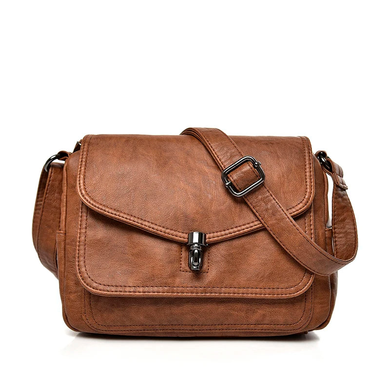 Vegan Leather Large Tote Bag