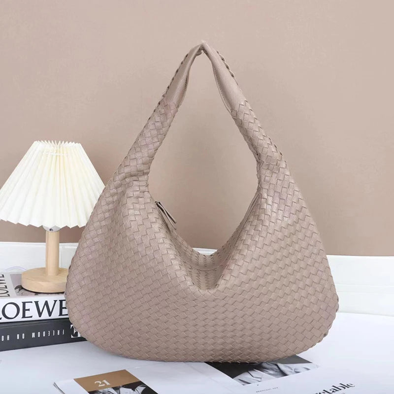 PU Leather Large Hobo Bag