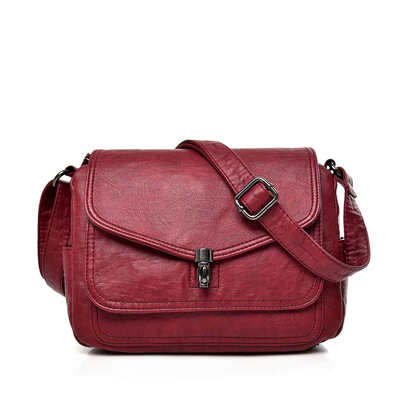 Vegan Leather Large Tote Bag