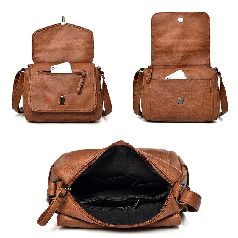 Vegan Leather Large Tote Bag