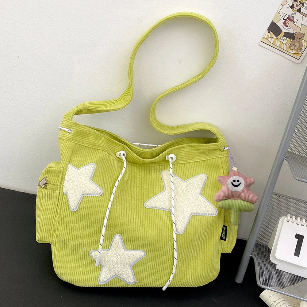 Corduroy Satchel Bag