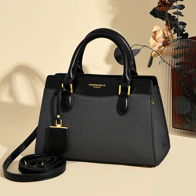 Genuine Leather Mini Handbag