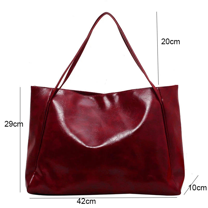 PU Leather Tote Bag