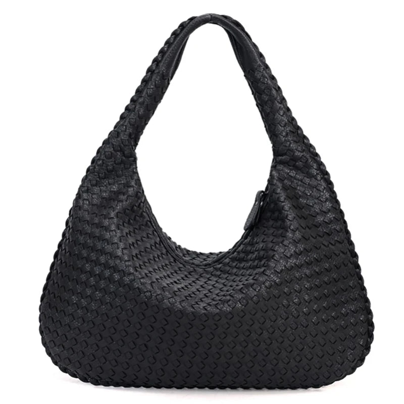 PU Leather Large Hobo Bag