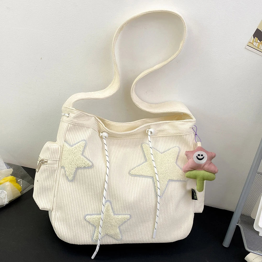 Corduroy Satchel Bag