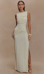 Luna Veil – Backless Floor-Length Dress