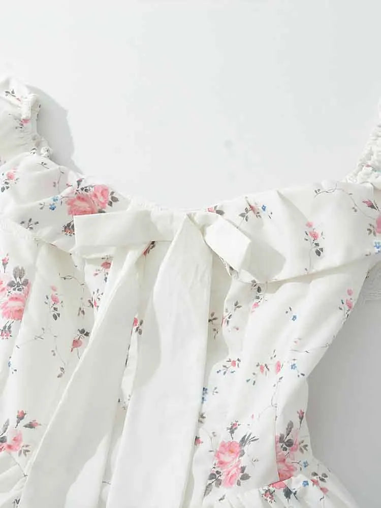 Floral Strapless Mini Dress