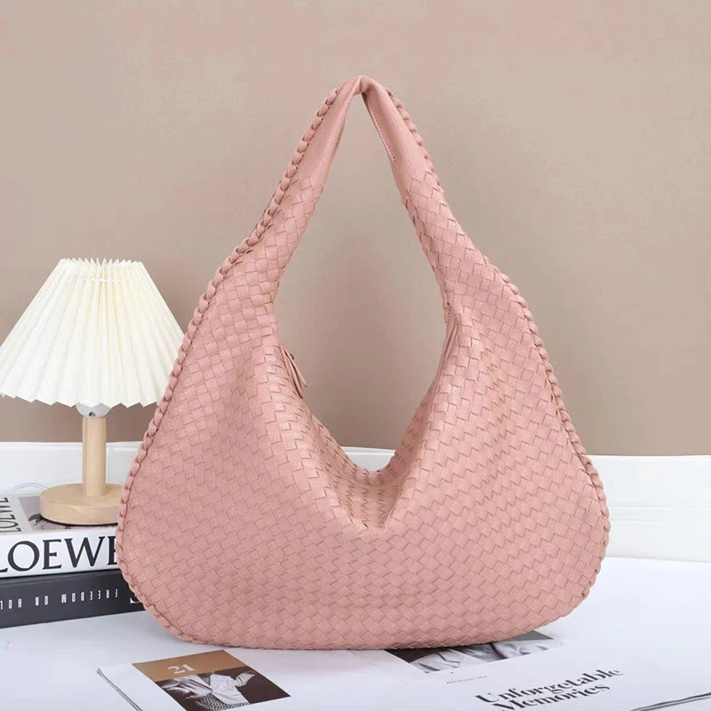PU Leather Large Hobo Bag