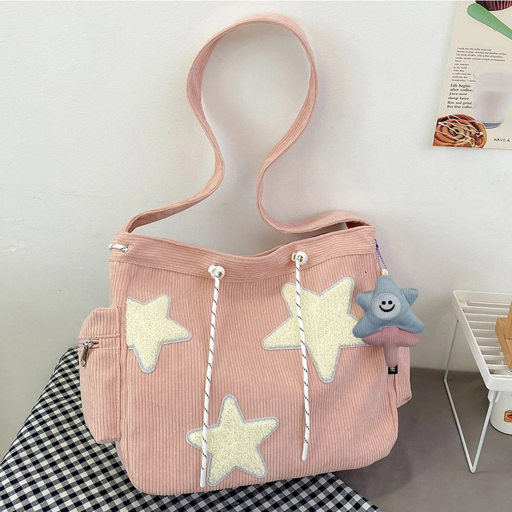 Corduroy Satchel Bag