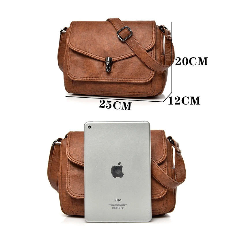 Vegan Leather Large Tote Bag