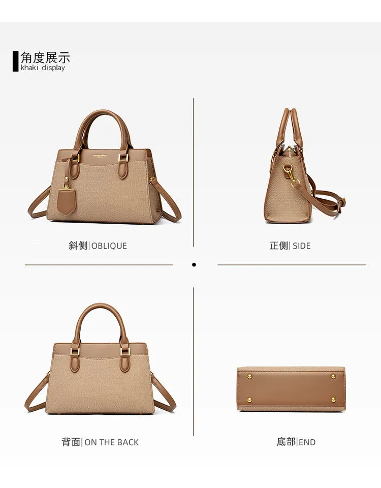 Genuine Leather Mini Handbag