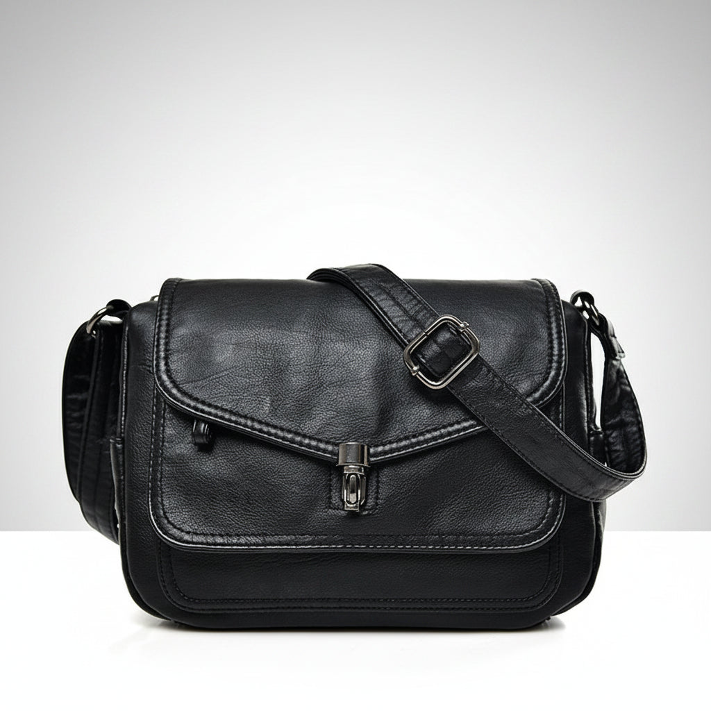 Vegan Leather Large Tote Bag