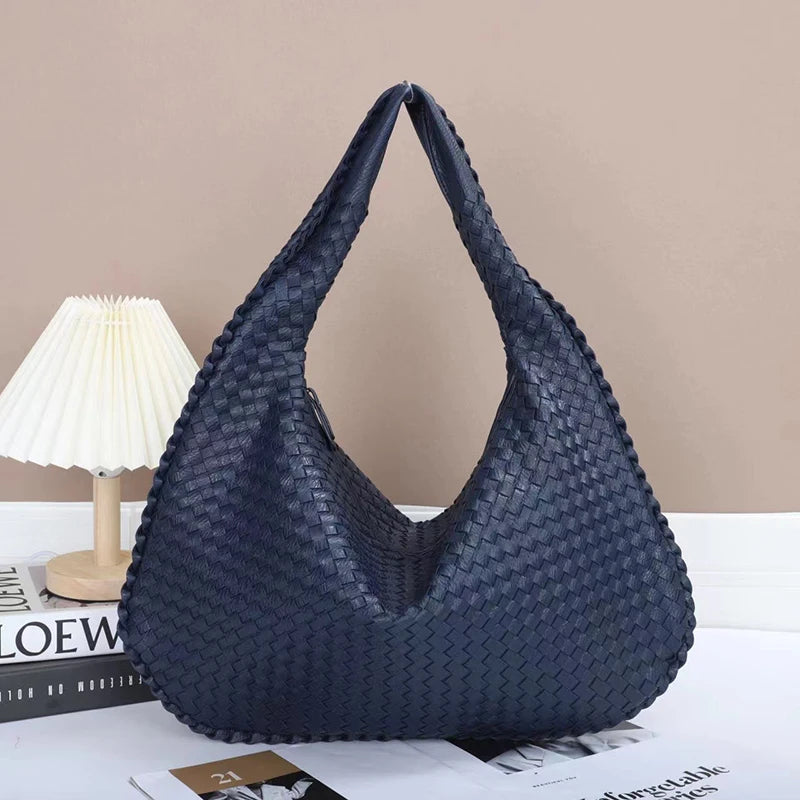 PU Leather Large Hobo Bag