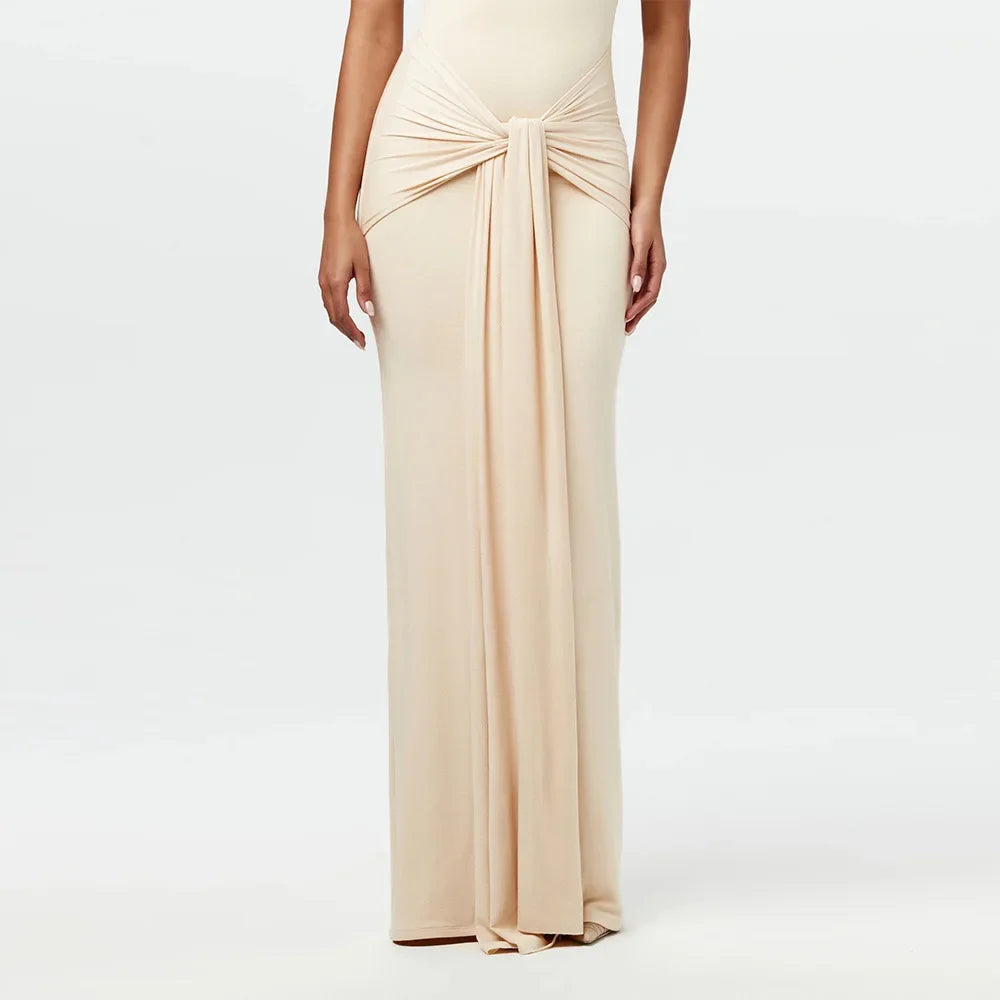 Wrap Floor-Length Dress