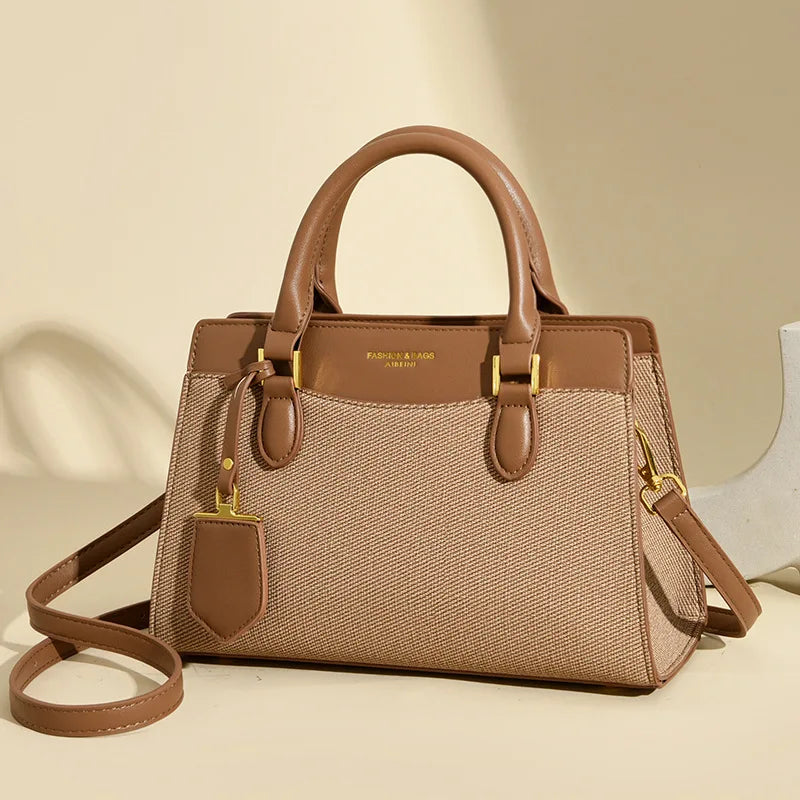 Genuine Leather Mini Handbag