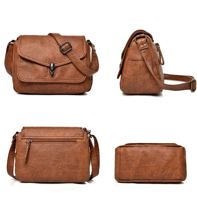 Vegan Leather Large Tote Bag