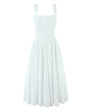 Verona Breeze – Mid-Calf Printed A-Line Dress