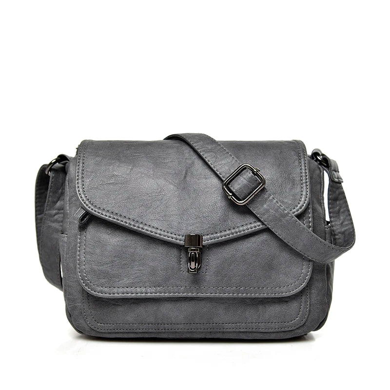 Vegan Leather Large Tote Bag