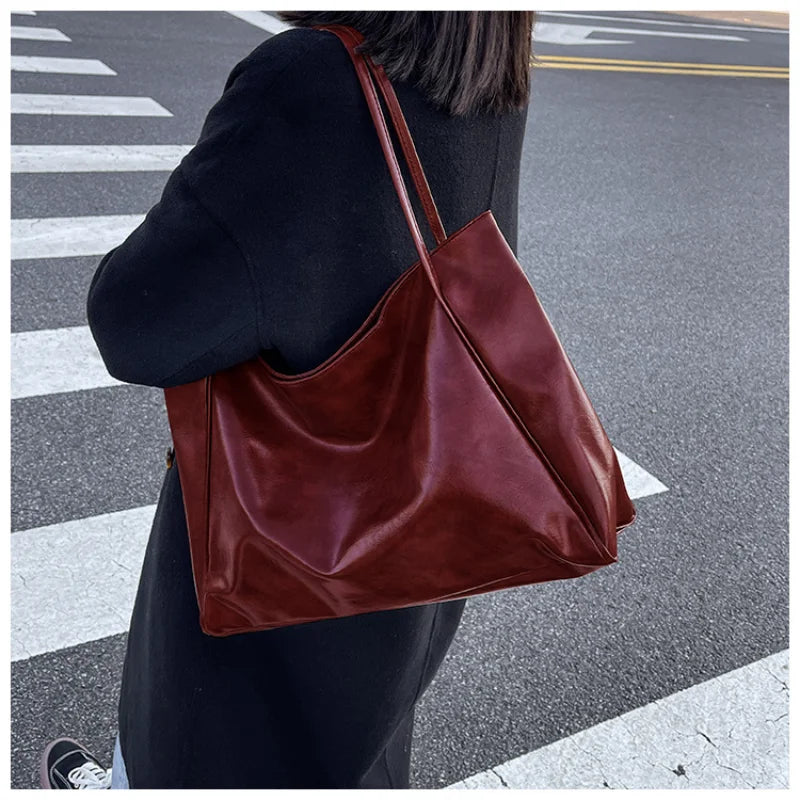 PU Leather Tote Bag