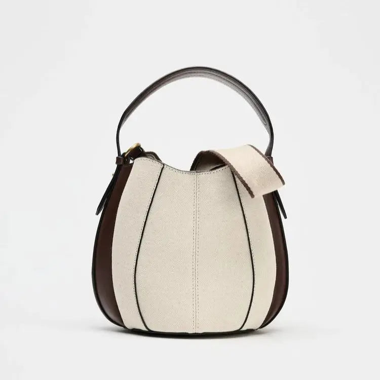 Vegan Leather Mini Bucket Bag
