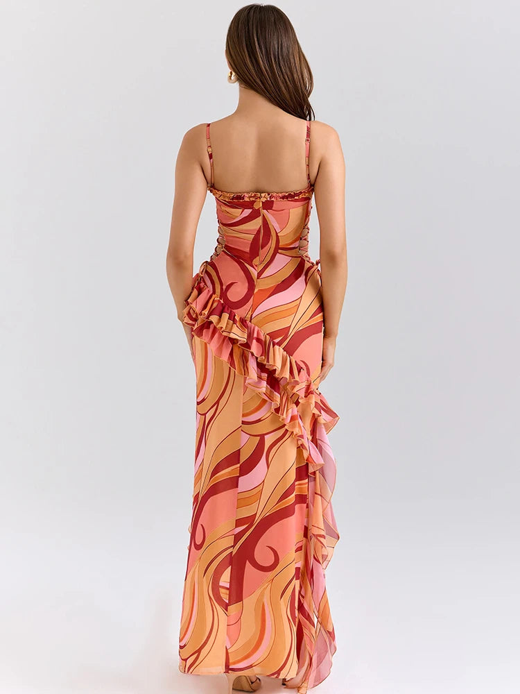 Strapless Bodycon Floor-Length Dress