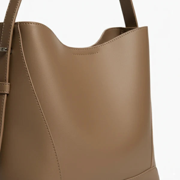 Vegan Leather Bucket Bag