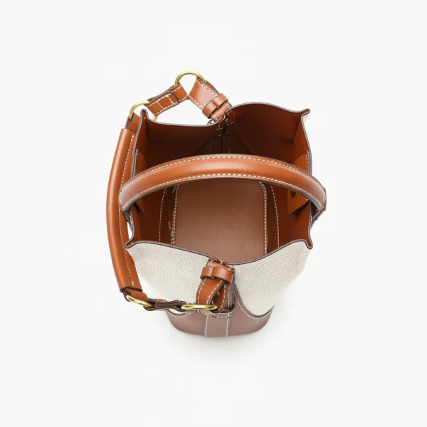 Vegan Leather Mini Bucket Bag