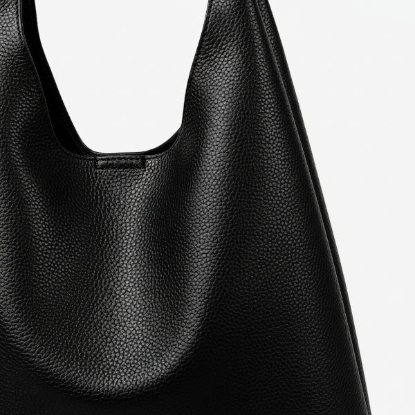 Vegan Leather Large Hobo Bag