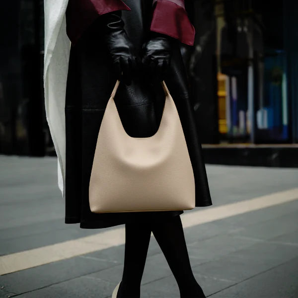 Vegan Leather Large Hobo Bag