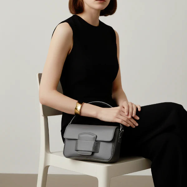 Genuine Leather Mini Shoulder Bag