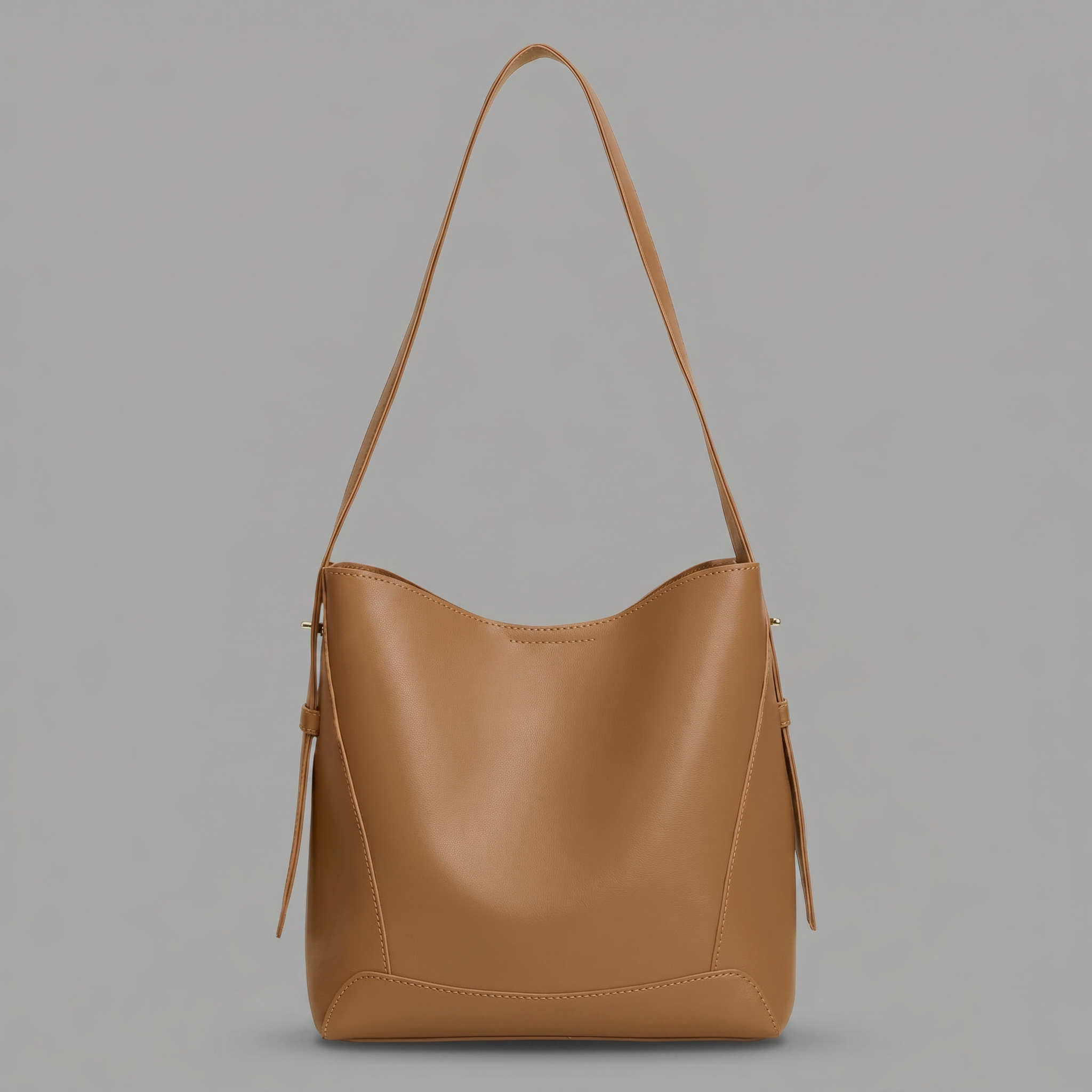 Vegan Leather Bucket Bag