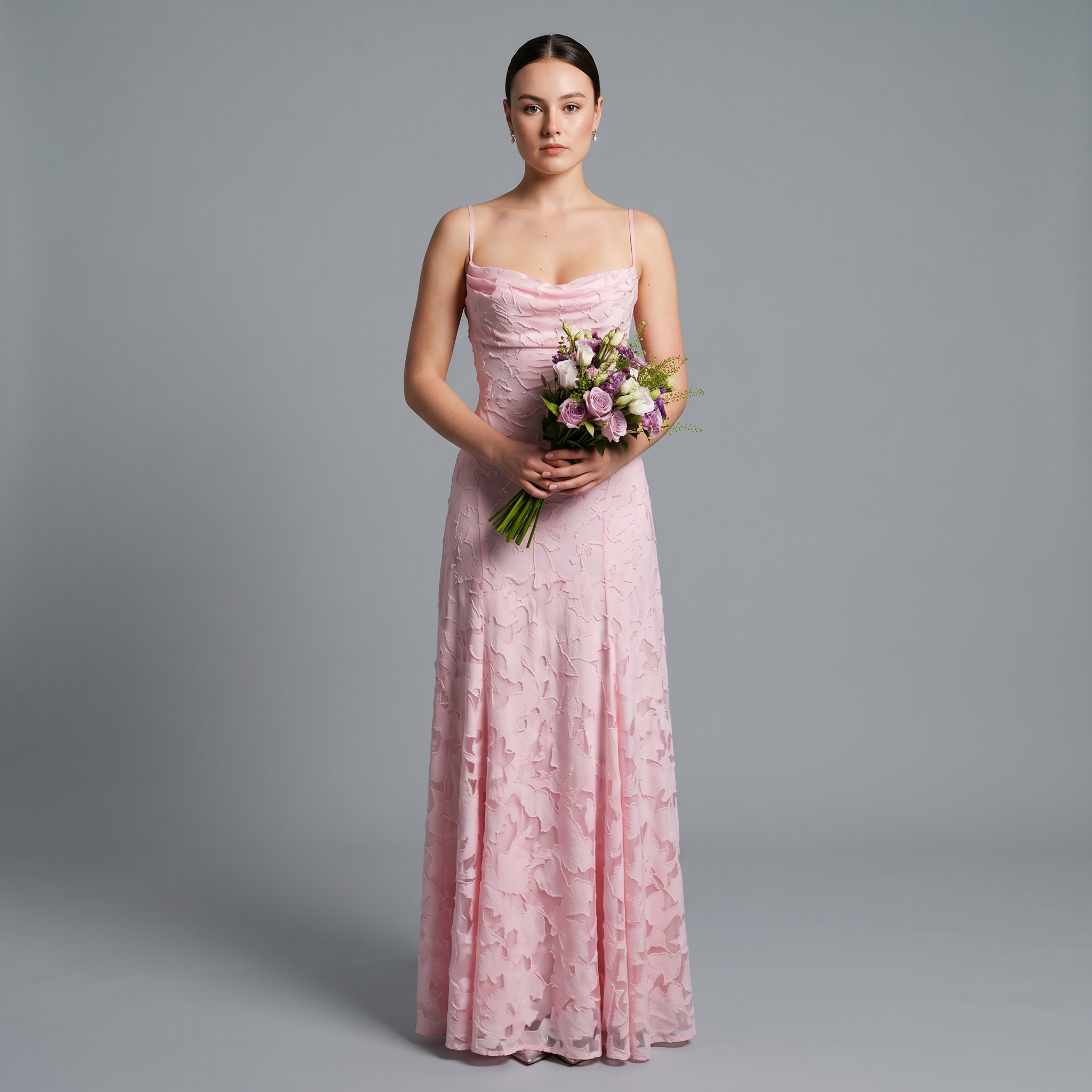 Knit Strapless A-Line Maxi Dress