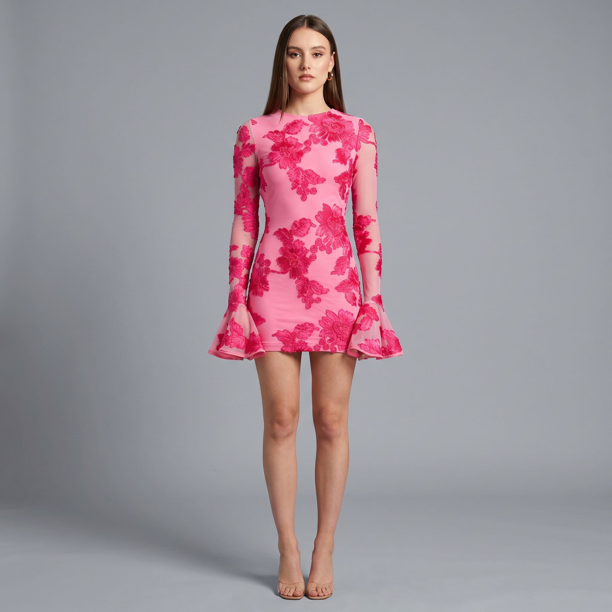 Floral A-Line Mini Dress