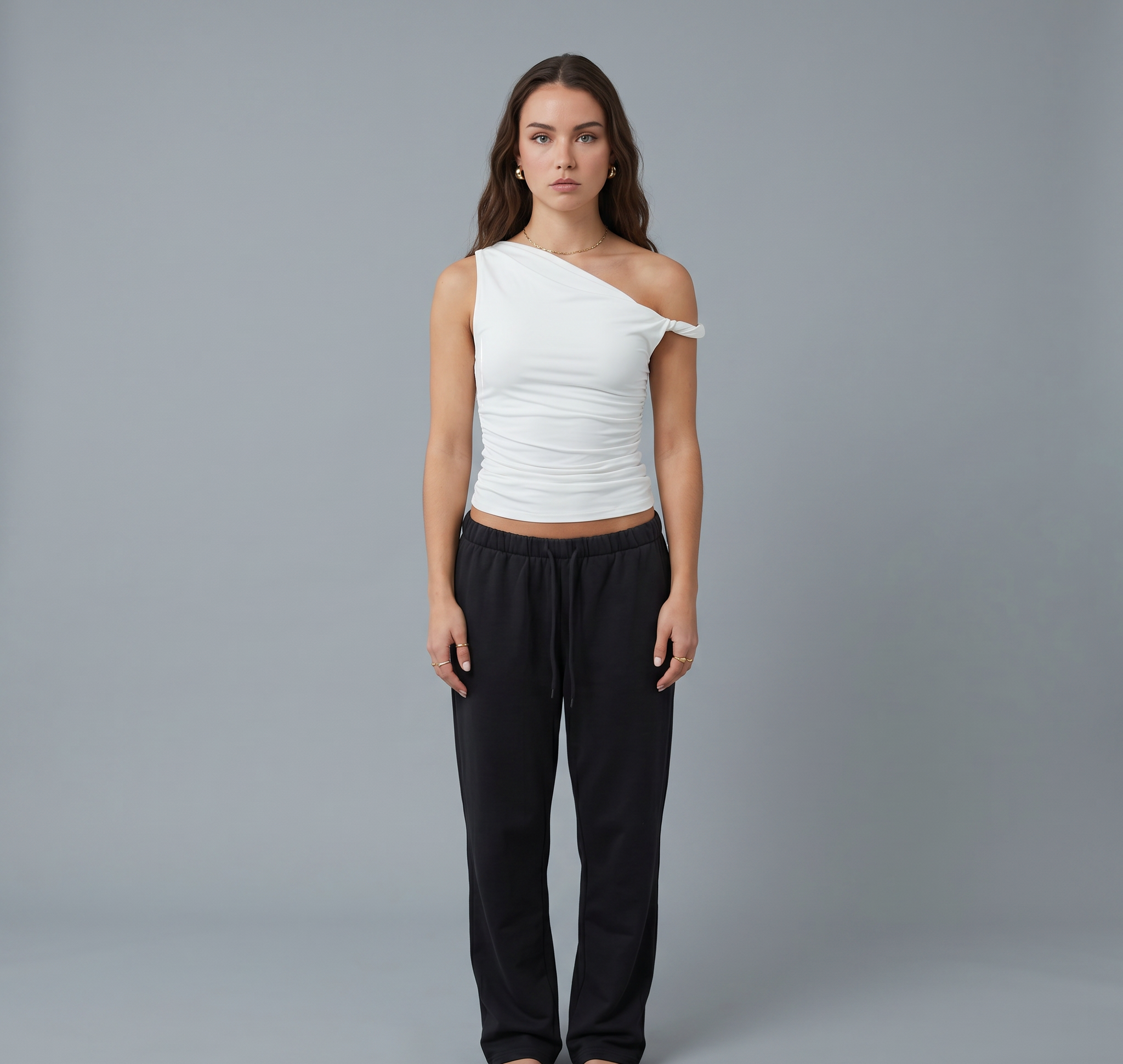 Lightweight Breathable Cotton Blend Top