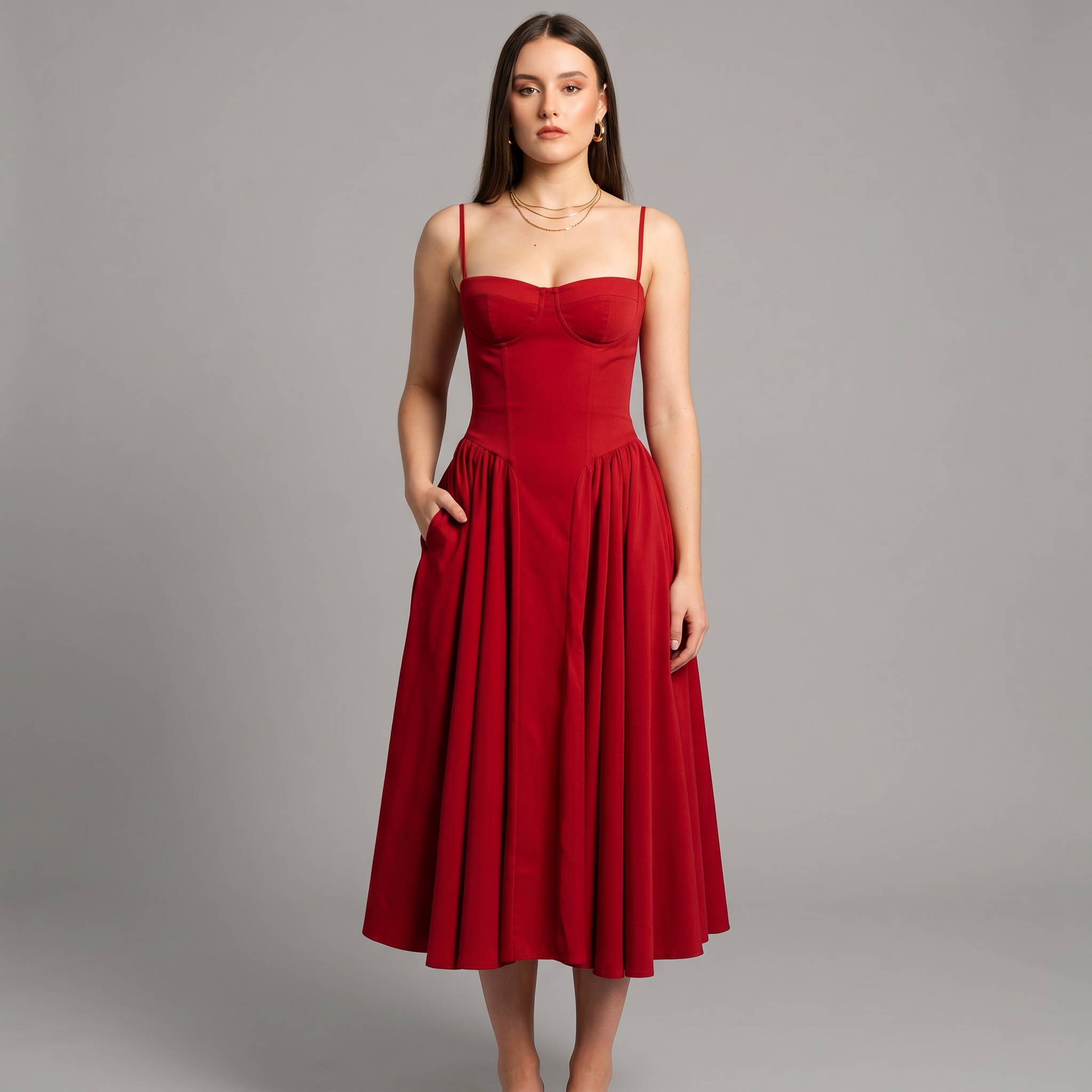 Pleated Dress
