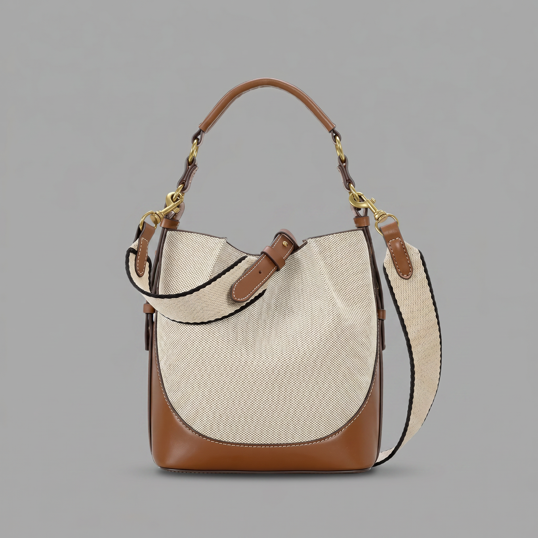 Vegan Leather Mini Bucket Bag