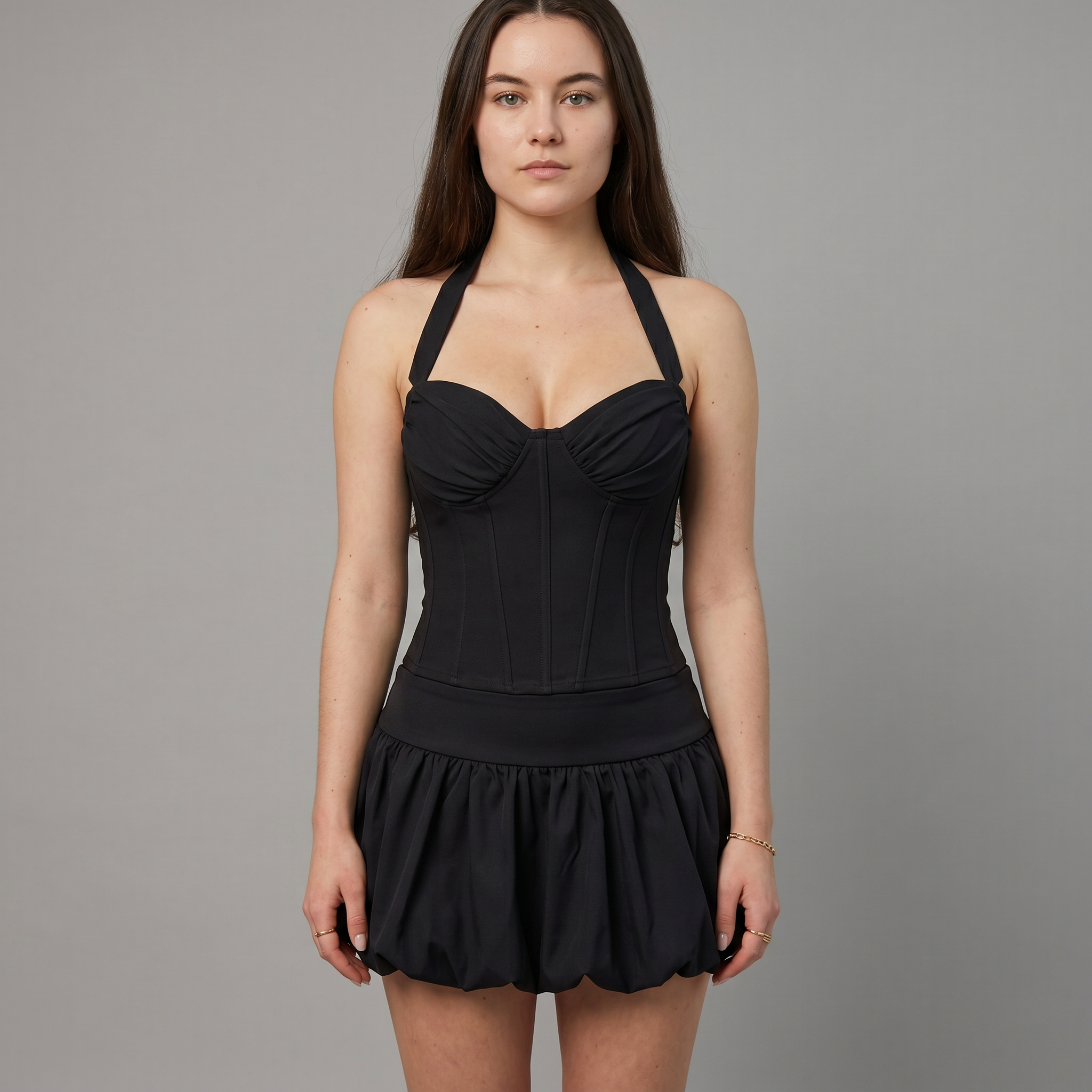 Halter Camisole Slim Crop Corset