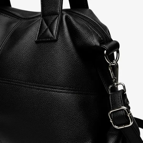 Vegan Leather Large Satchel Bag