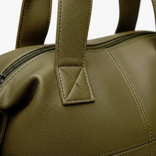 Vegan Leather Large Satchel Bag