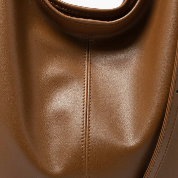 Vegan Leather Large Hobo Bag