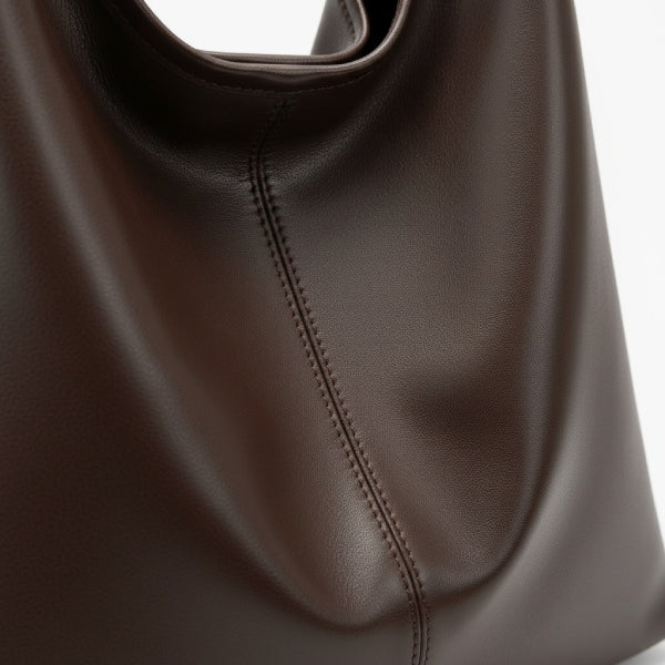 Vegan Leather Large Hobo Bag