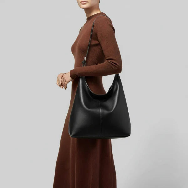 Vegan Leather Large Hobo Bag