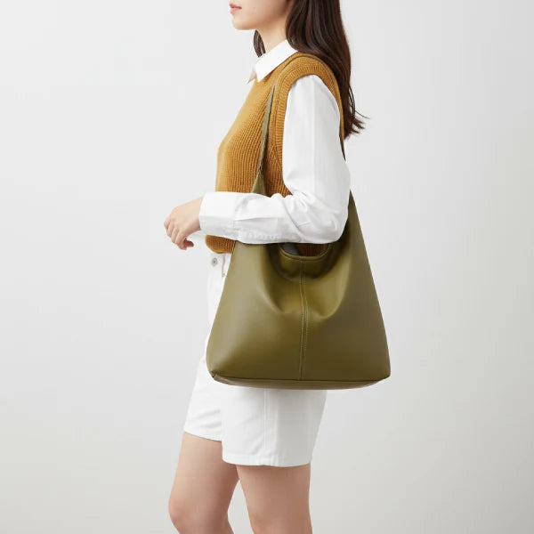 Vegan Leather Large Hobo Bag