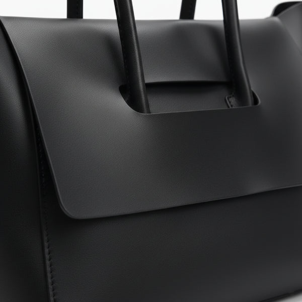 Vegan Leather Mini Tote Bag