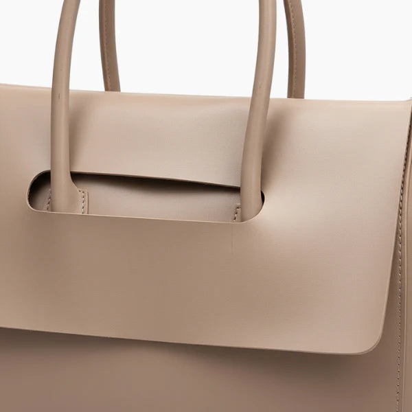 Vegan Leather Mini Tote Bag