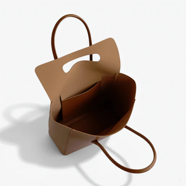 Vegan Leather Mini Tote Bag