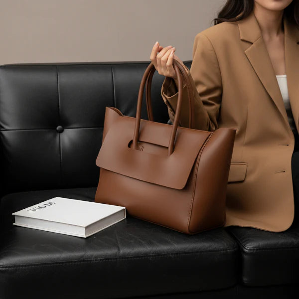 Vegan Leather Mini Tote Bag